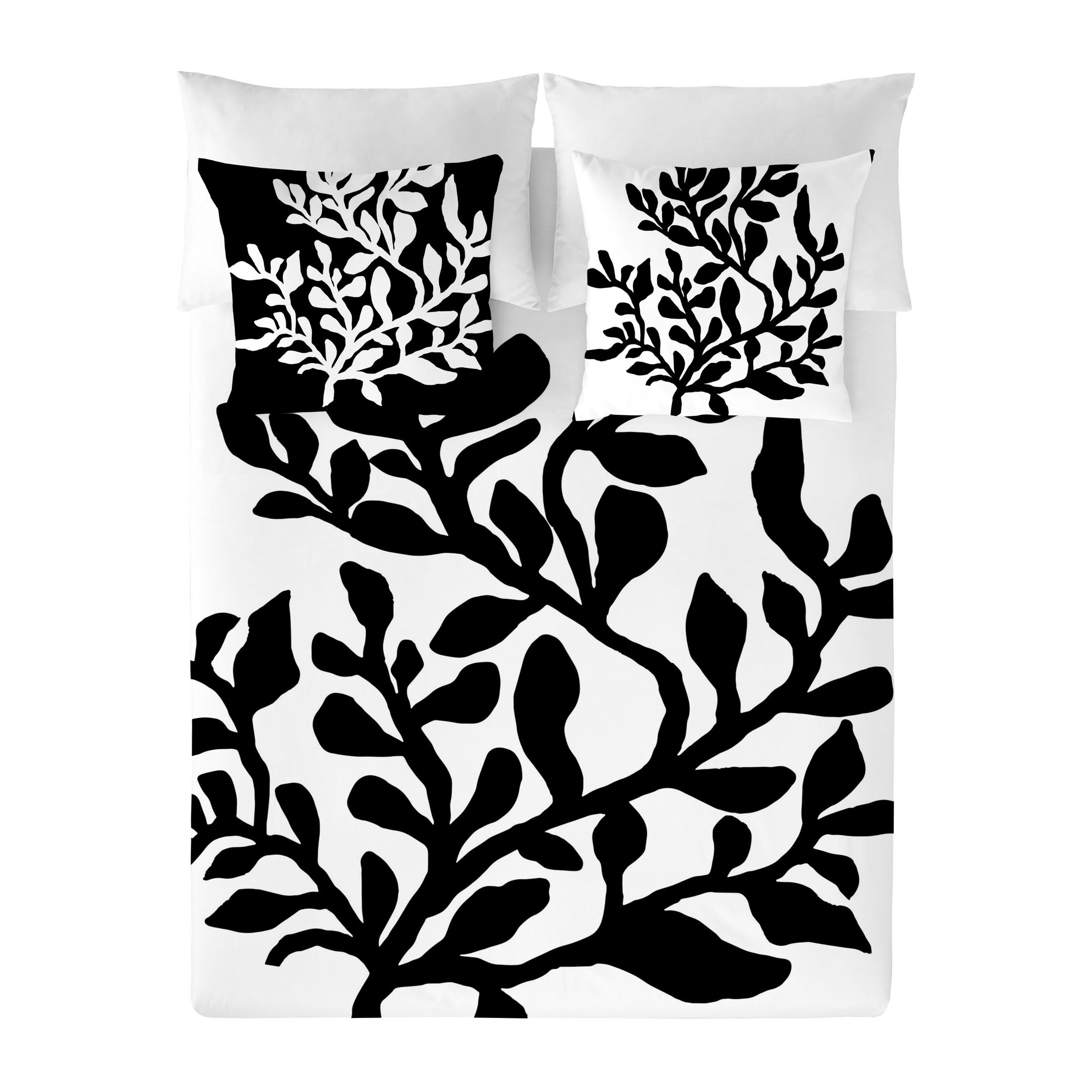 Naturals - Funda Nórdica Estampada - Cierre Solapa - 100% Algodón - Incluye 1/2 Fundas de Almohada - Niobe