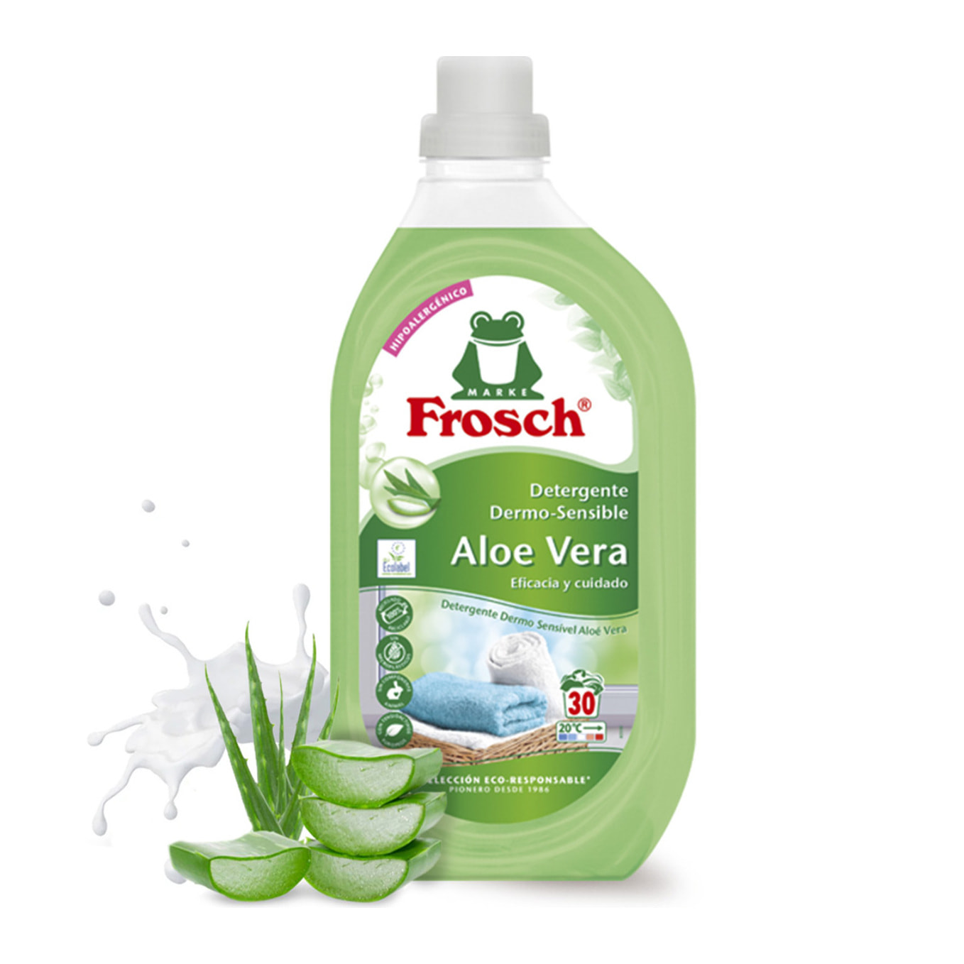 Pack 10x Detergente aloe vera Frosch 1500 ml