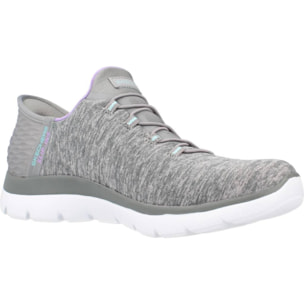 Sneakers De  Mujer Slip-ins: Summits- Dazzling Haze Gris