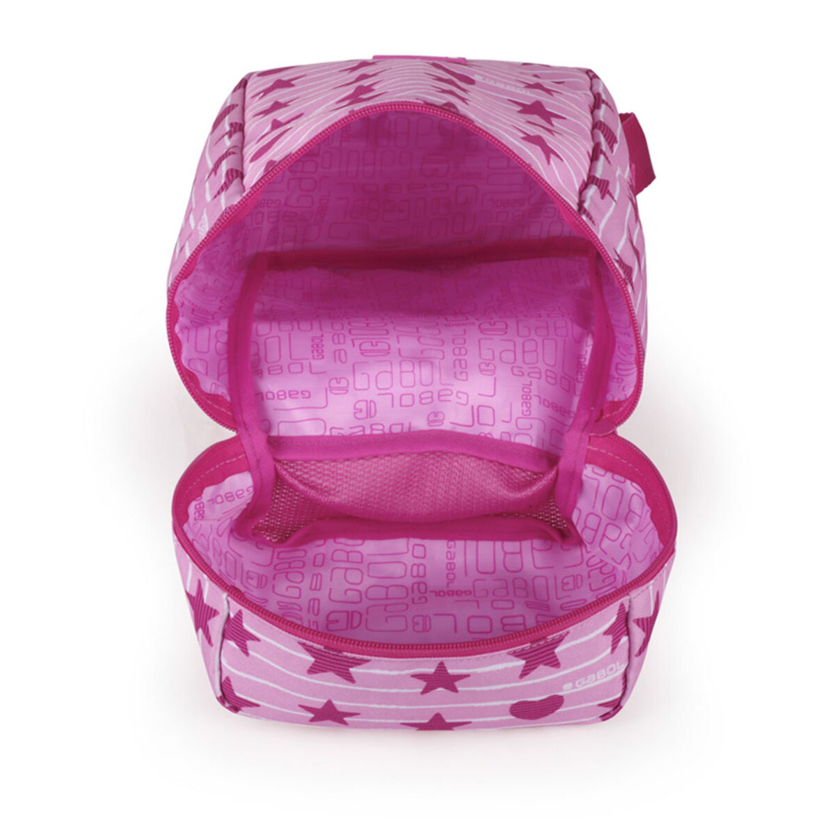 Zapatillero Gabol Shiny rosa con asa de sujeción