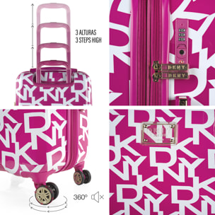 Maleta Pc Pequeña Dkny Dkny-626 Signature Hardside Magenta