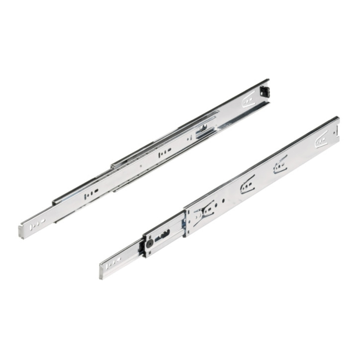 Paire de coulisses HETTICH KA5632 L.700mm - Largeur d'installation 12,7 mm - 45 kg - 41355