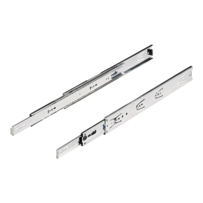Paire de coulisses HETTICH KA5632 L.700mm - Largeur d'installation 12,7 mm - 45 kg - 41355