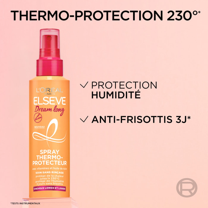 L'Oréal Paris Elseve Dream Long Spray Thermoprotecteur 150ml