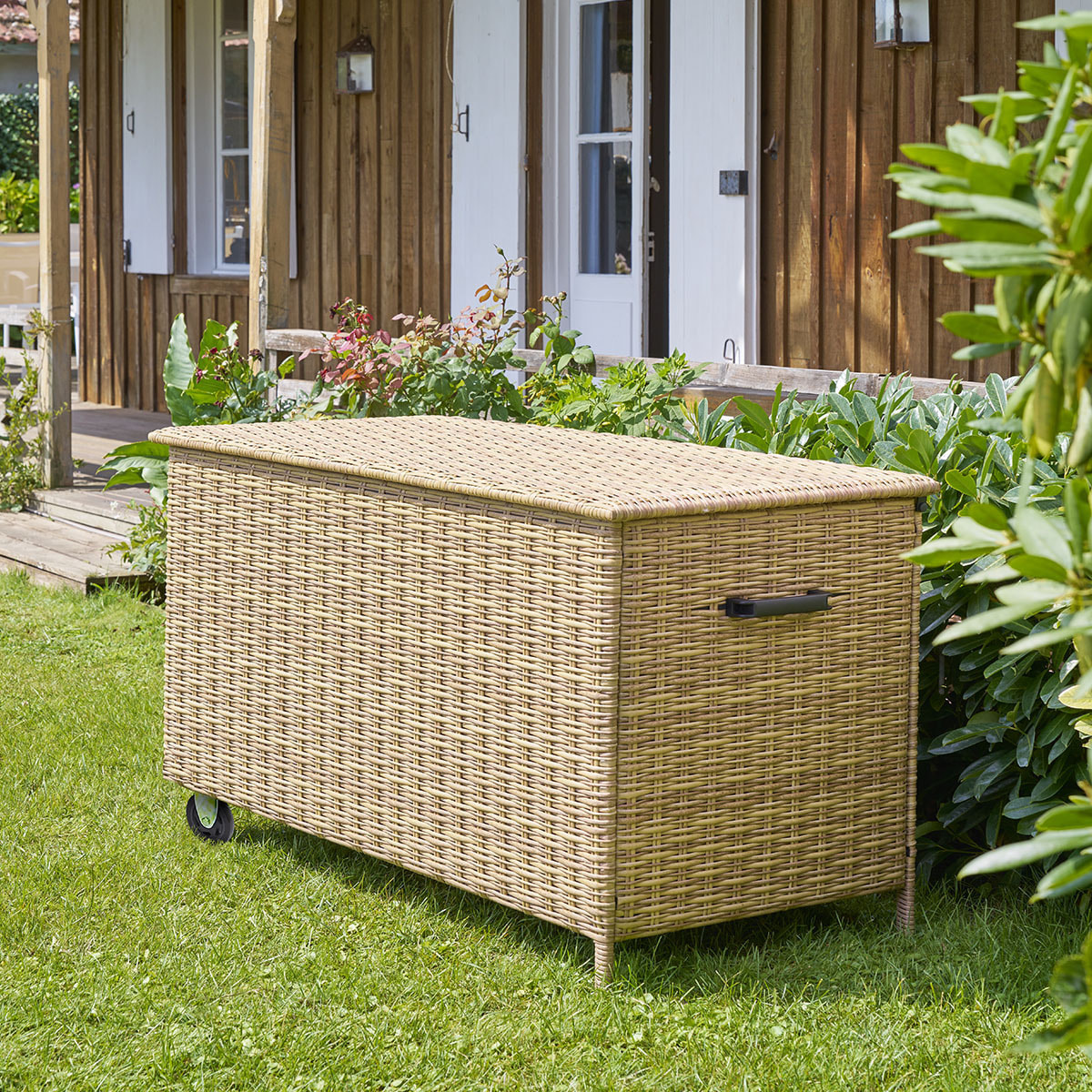 Coffre de rangement "Bayana" savana 600L en acier traité époxy