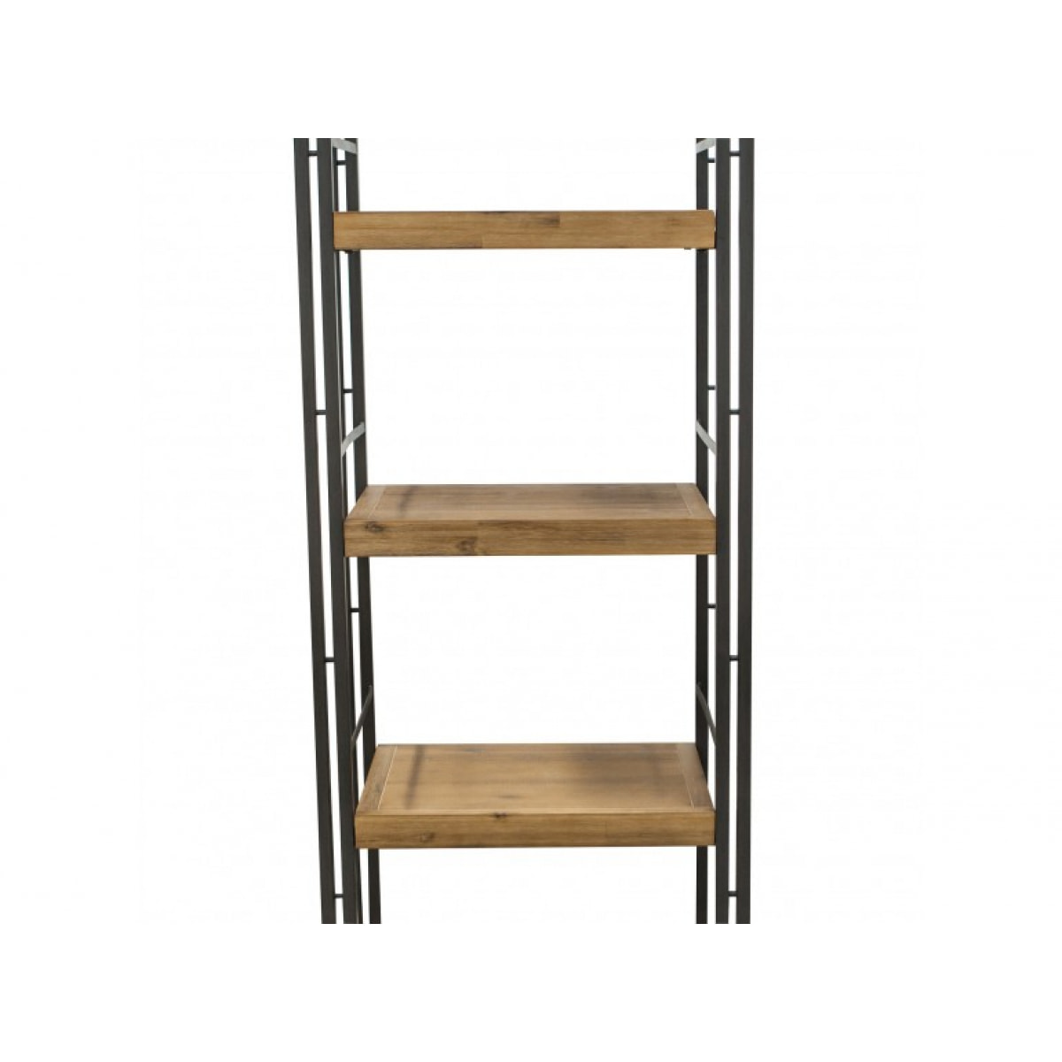Bibliothèque en bois et métal 5 étagères - ATELIER