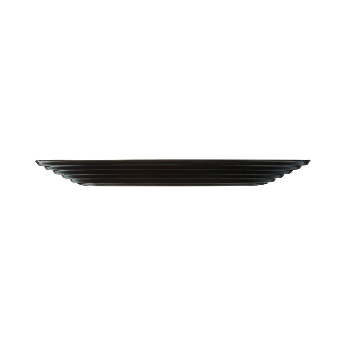 6 platos llanos negros 25 cm Harena - Luminarc