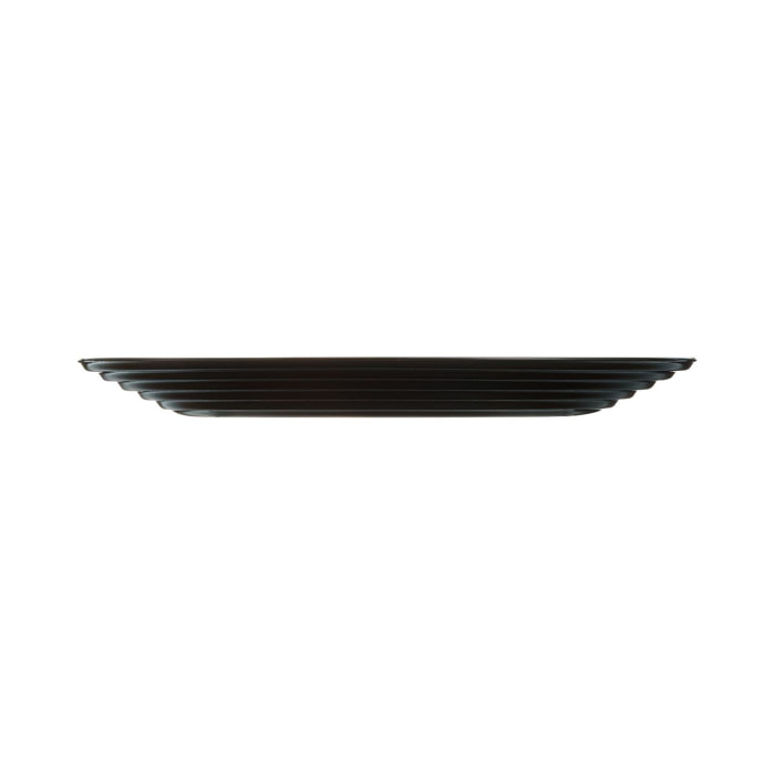 6 platos llanos negros 25 cm Harena - Luminarc