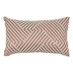 Coussin extérieur "Deyo" 30x50cm rose terracotta