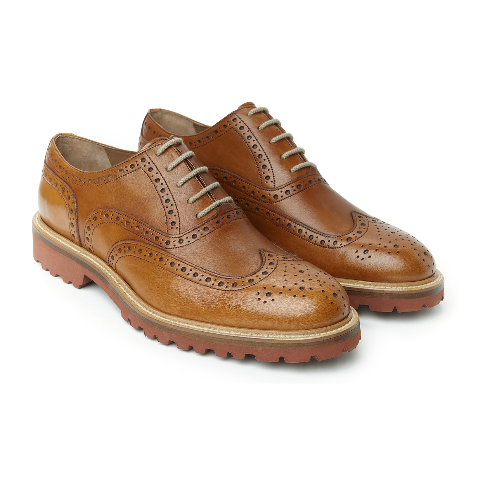 Oxford British Passport Marrone