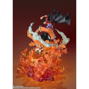 One Piece Figuartszero Pvc Statua (extra Battle) Luffy Red Roc 45 Cm Bandai Tamashii Nations