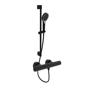 Mitigeur douche thermostatique VILLEROY ET BOCH Universal rond + Ensemble de douche Verve Showers 3 jets