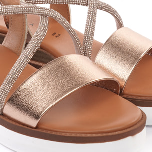 SANDALO ZEPPA BRILLANTINI RAME