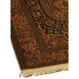 Authentique Tapis d'Orient fait main en rayonne NOVI