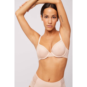 Reggiseno push-up beige, coppe B e C