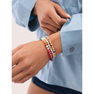 Bracciale Nacary Colors Acciao Placcato Oro
