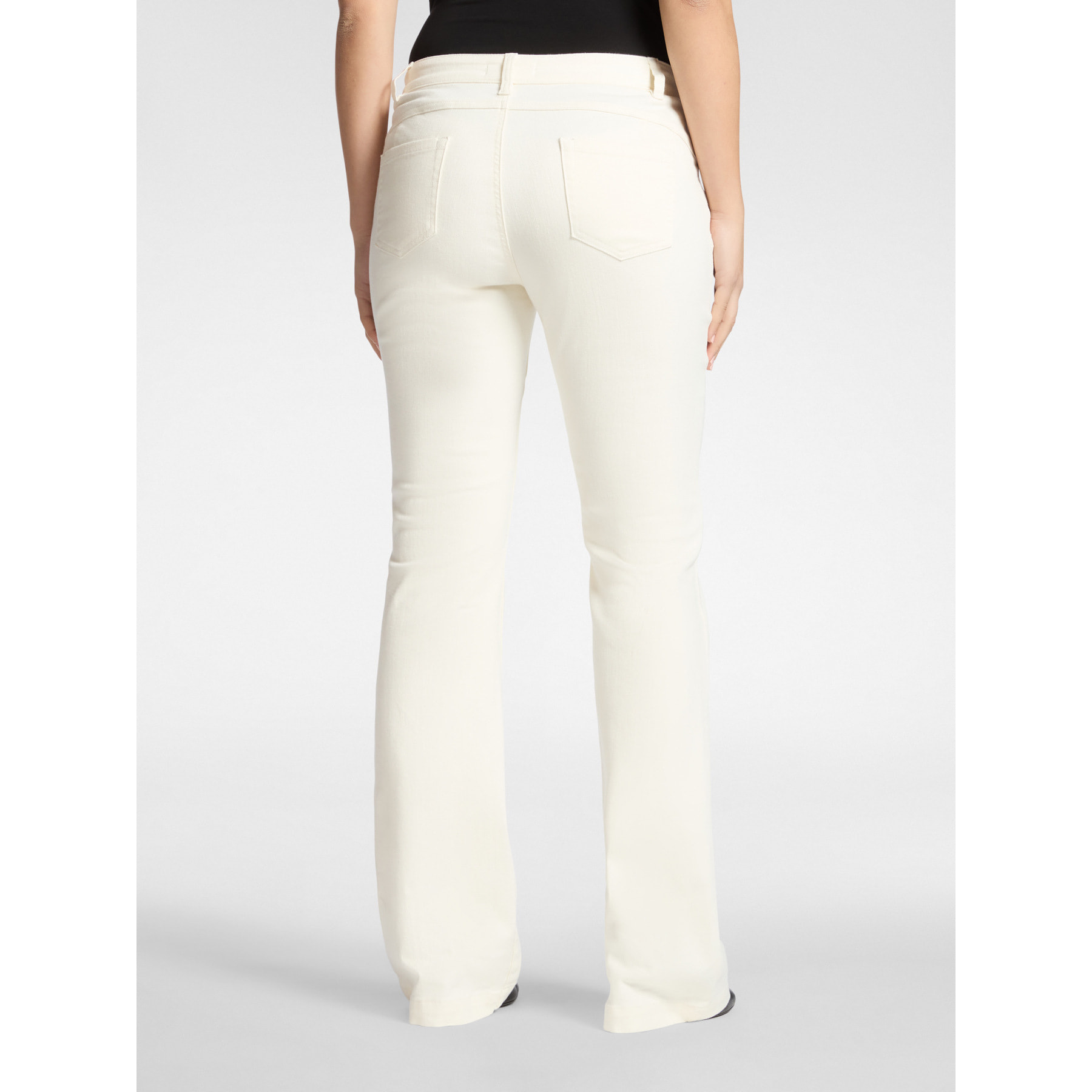 Elena Mirò - Pantaloni flare - Bianco
