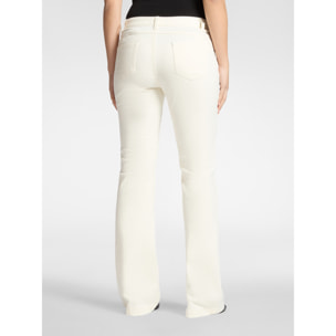 Elena Mirò - Pantaloni flare - Bianco