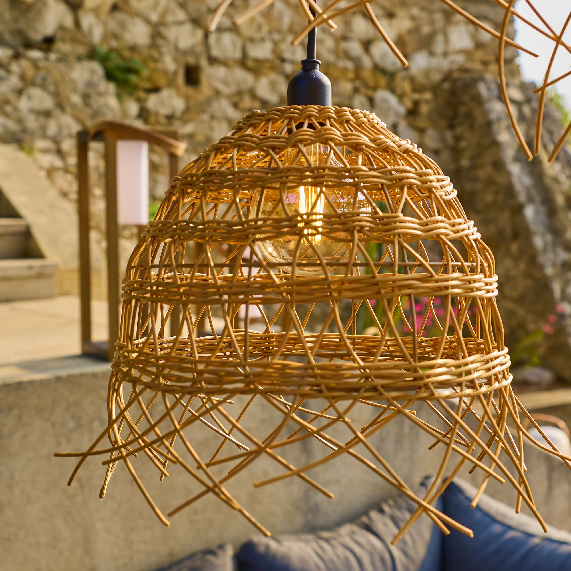 2 Abat-jours seuls HAWAII LONG H45/35CM