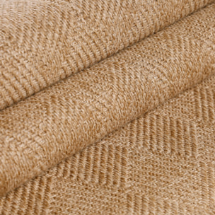 DHAKA - Tapis intérieur/extérieur aspect jute tissage chevron beige