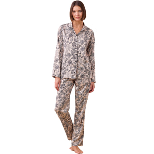 Pigiama donna in raso articolo poule. Noidinotte