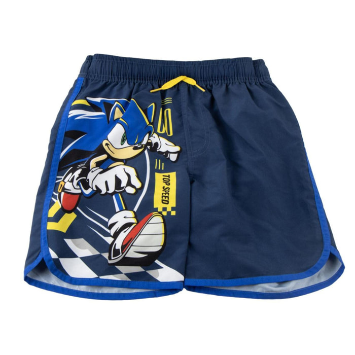 Bermuda Baño Sonic - Color Azul Oscuro