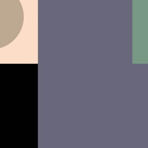 Tableau postmodernisme formes géométriques beige et vert Toile imprimée