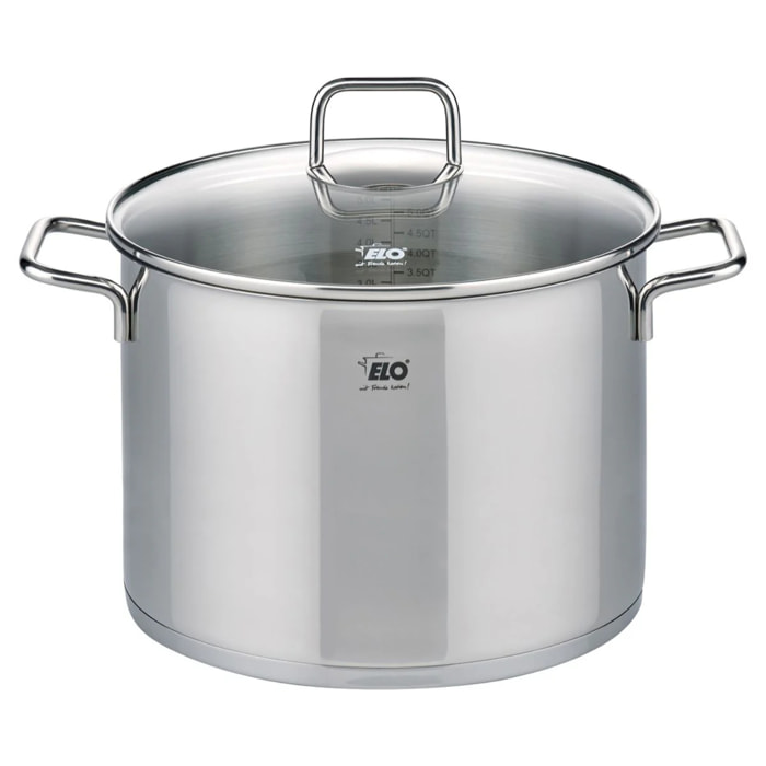 Faitout en inox 26 cm de 9,5 litres Elo Citrin