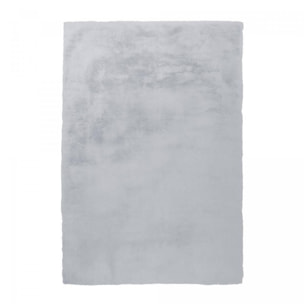Tapis longs poils shaggy tufté motif uni VUJE