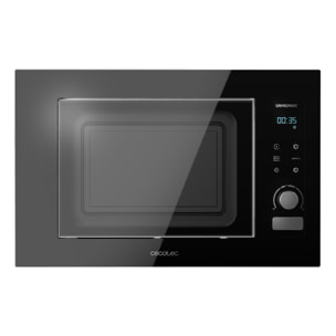 Microonde da incasso con piatto GrandHeat 2090 Built-in Touch Black Cecotec