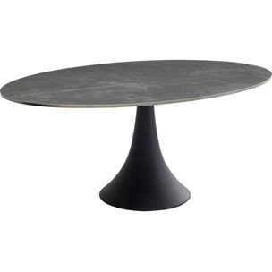 Table Grande Possibilita noire et grès Kare Design