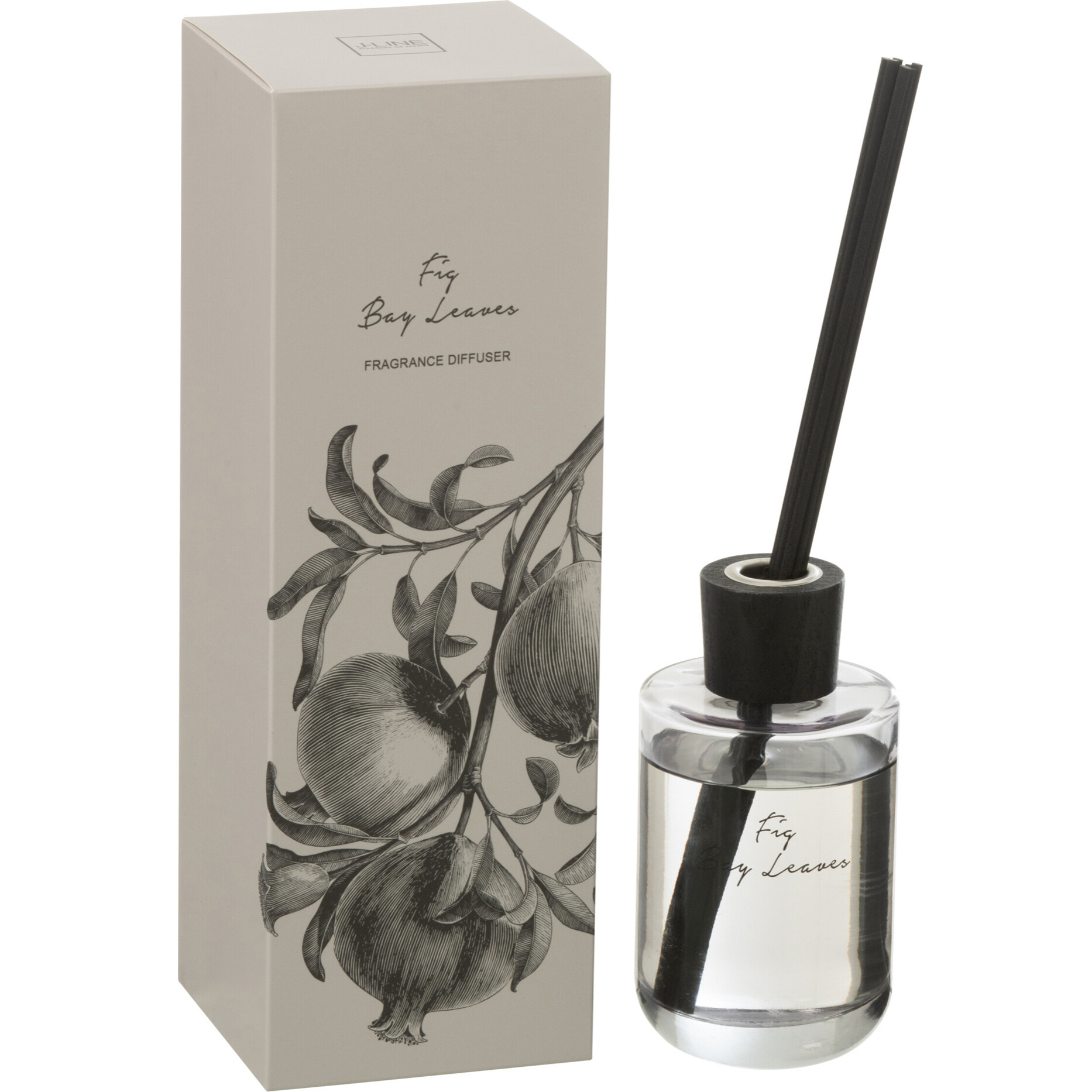 J-Line Bâtonnets parfumés Walk in the Woods - Figue Baie Feuilles - 180 ml