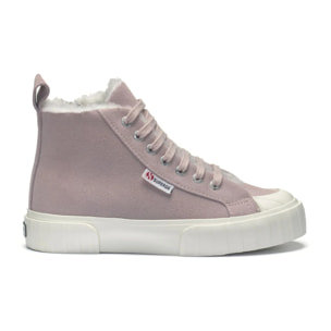 Sneakers MID CUT 2696 KIDS STRIPE SUEDE FUR VIOLET HUSHED-FAVORI