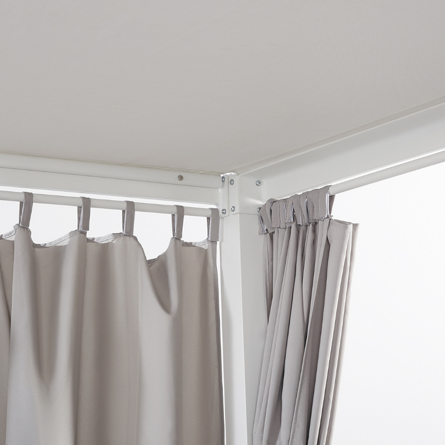 Lit de jardin 2 places gris - MALAGA