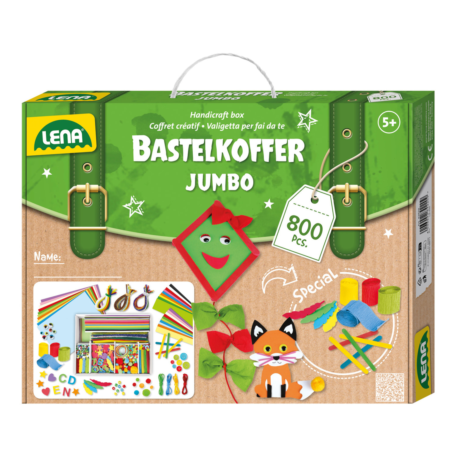 Grande Scatola del Fai da Te - per Lavoretti Creativi con 800 pezzi assortiti