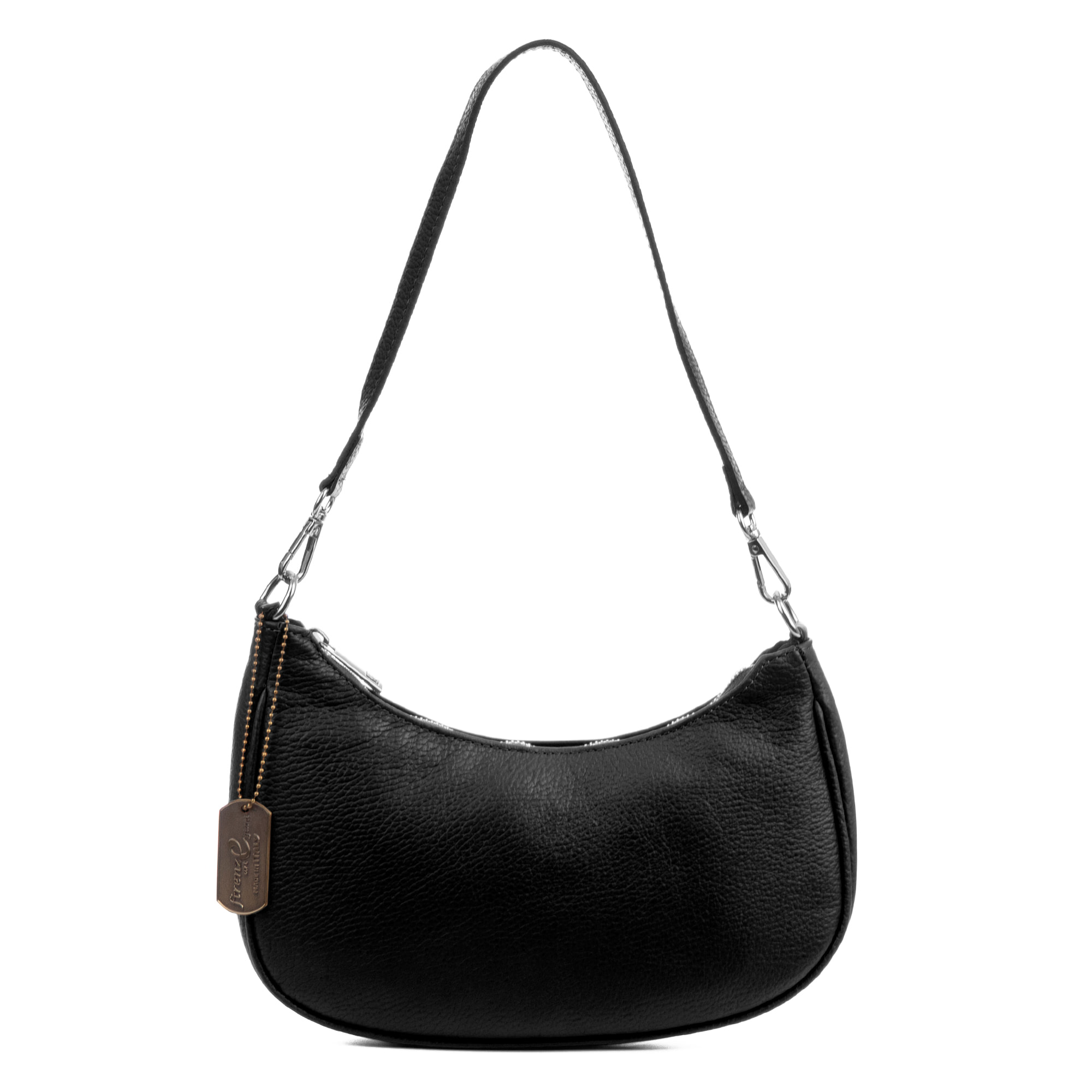 Asso bolso de mano, de piel auténtica acabado dollaro.