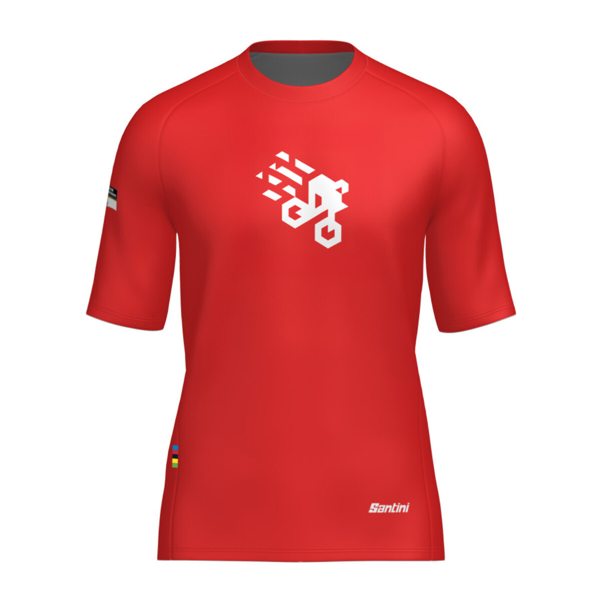 2025 Uci Mtb World Championships - T-Shirt - Rosso - Unisex