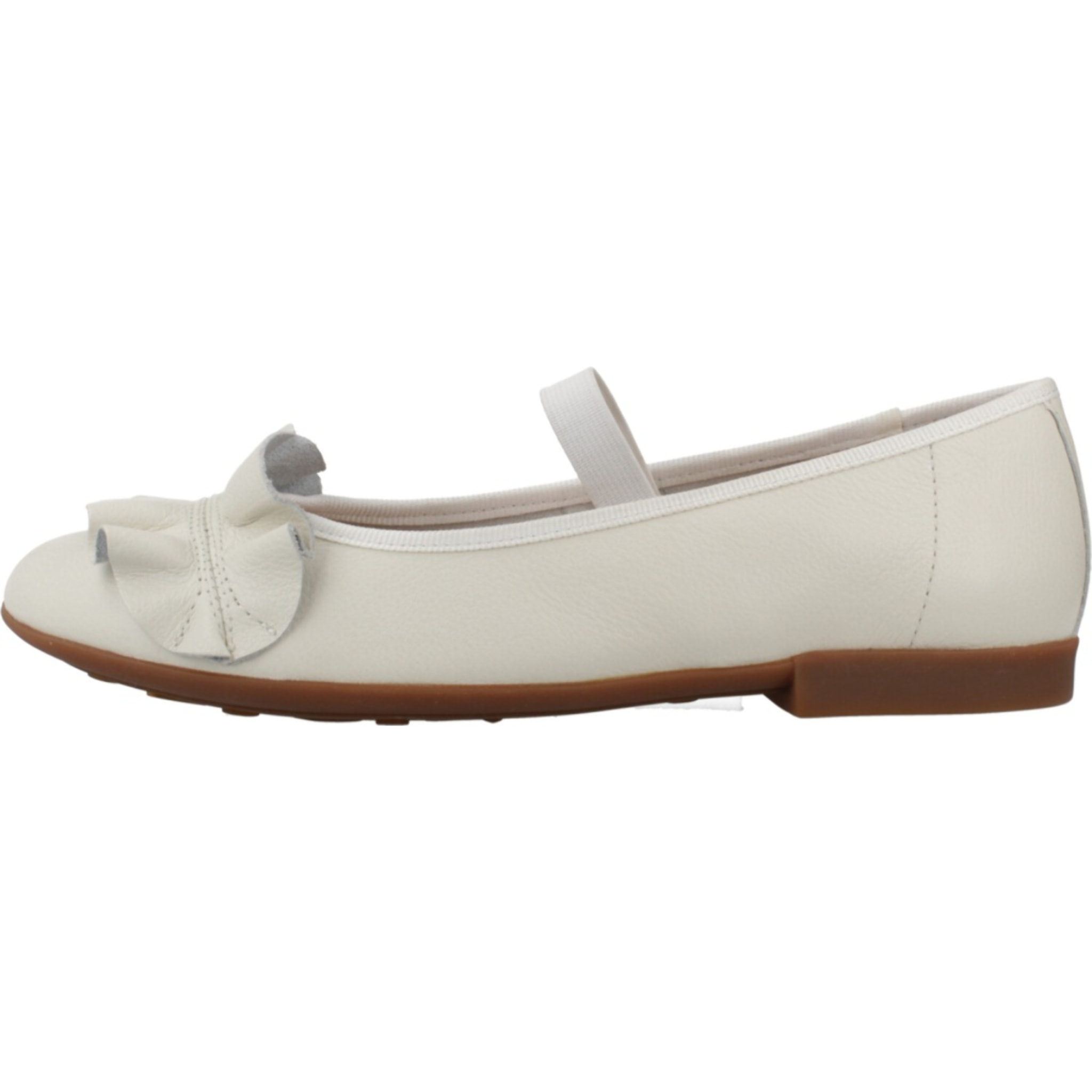 Zapatos Niña de la marca GEOX  modelo JR PLIE BLANCO