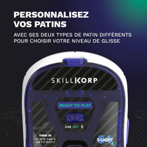 Souris Gamer Sans Fil SKILLKORP M20 Blanche Ultimate 1K