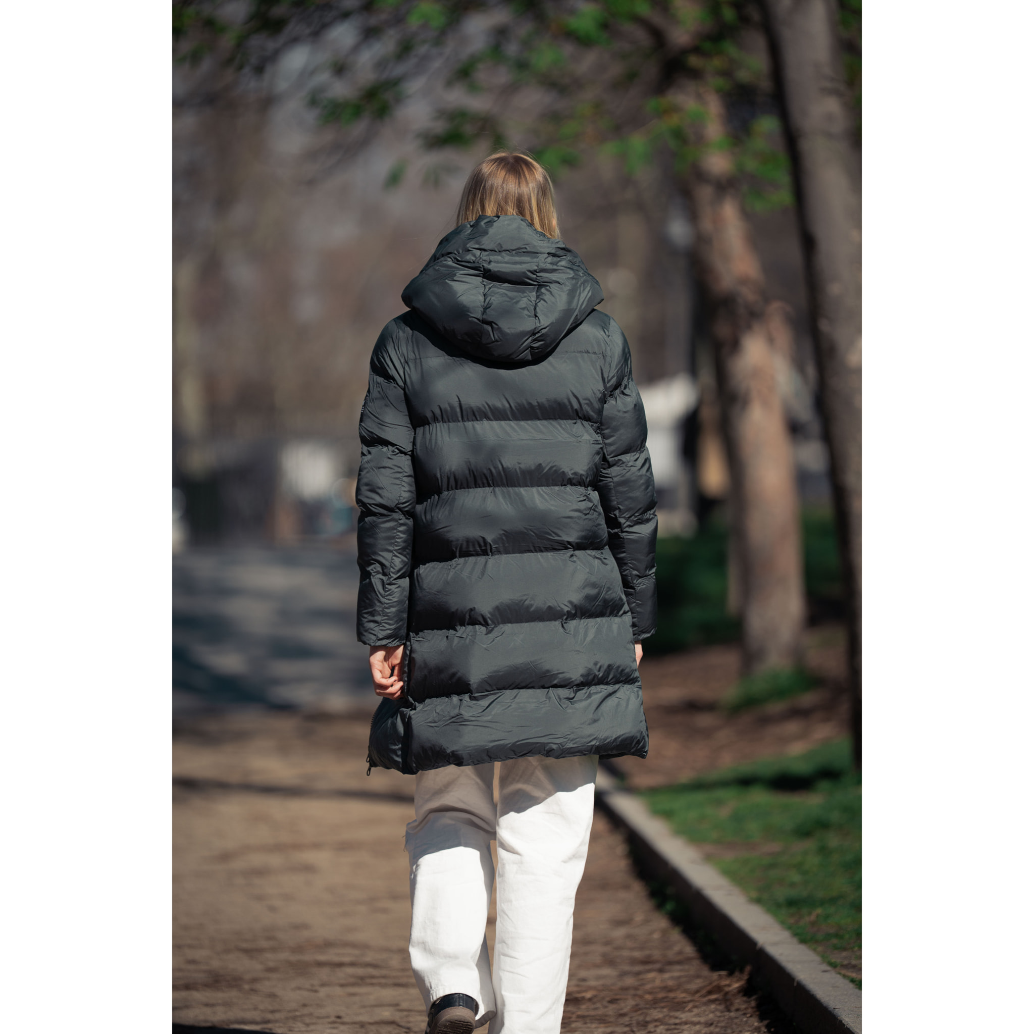 Chaqueta para mujer KUSTOM URBS-3W - Verde oscuro