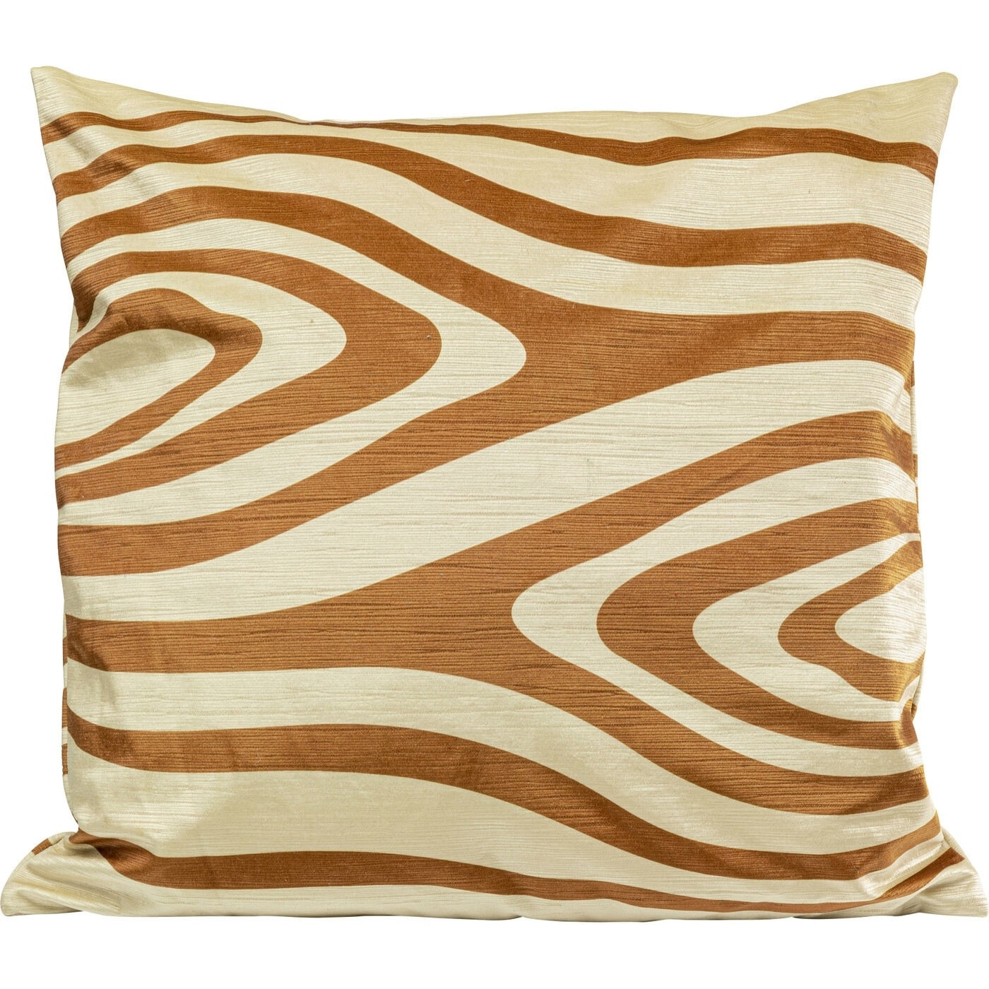 Coussin zèbre beige et marron Kare Design