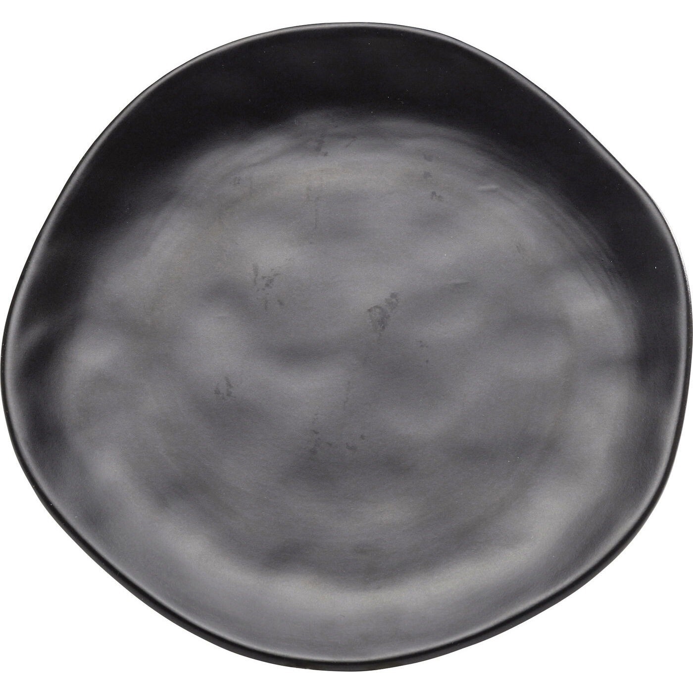 Assiettes Organic 20cm noires set de 4 Kare Design