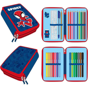 Plumier Con Accesorios Spidey