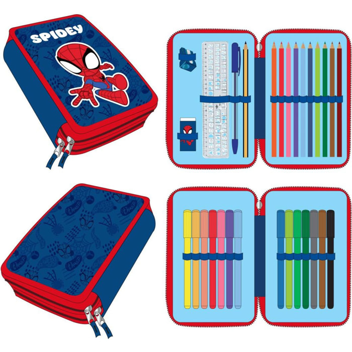 Plumier Con Accesorios Spidey
