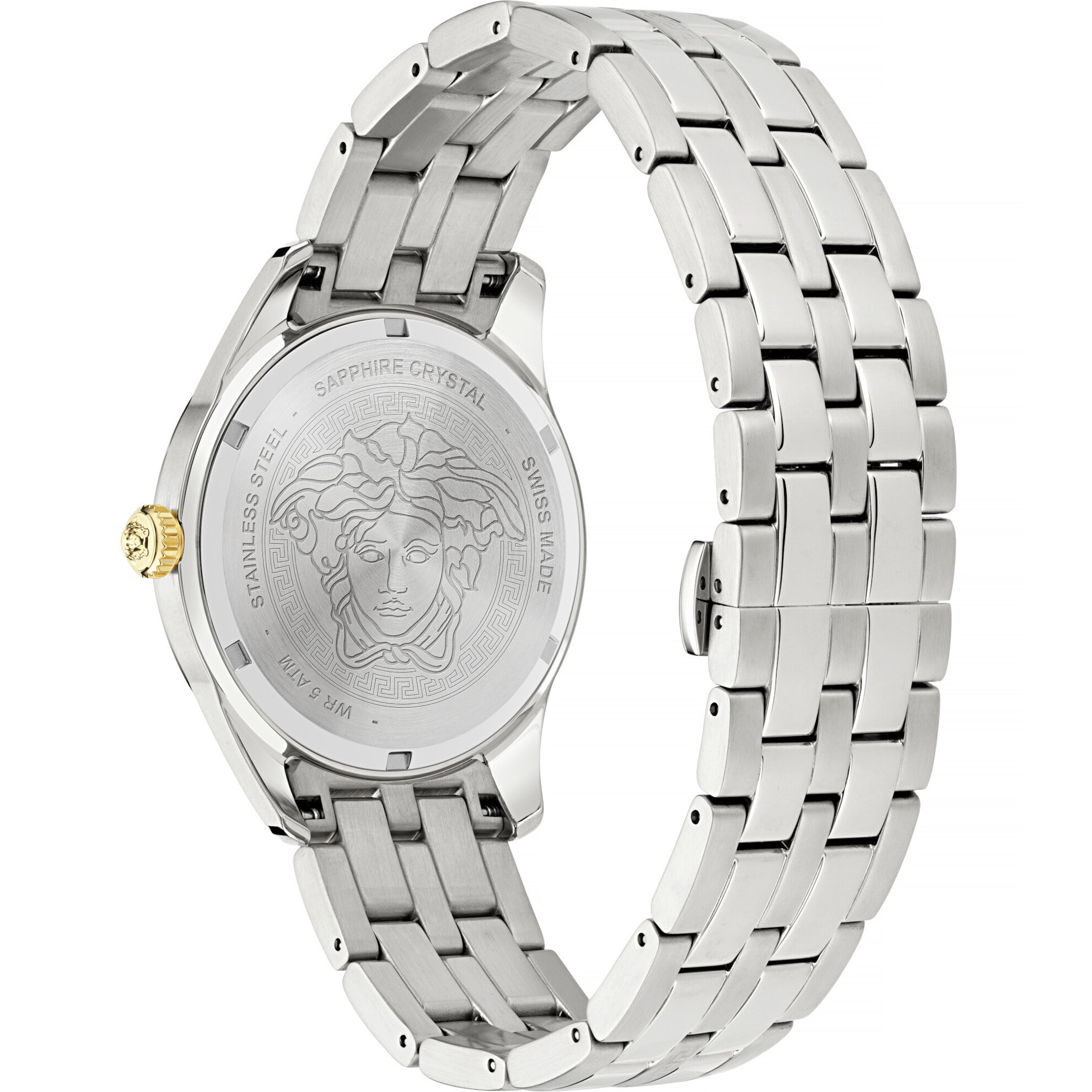 Versace Orologio Analogico Al Quarzo Greca Time Gmt(Wc-7C)
