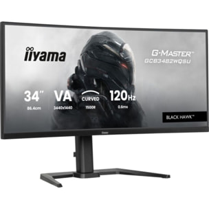 Ecran PC Gamer IIYAMA G-Master GCB3482WQ 34'' WQHD 120Hz VA 0,6 ms HDR