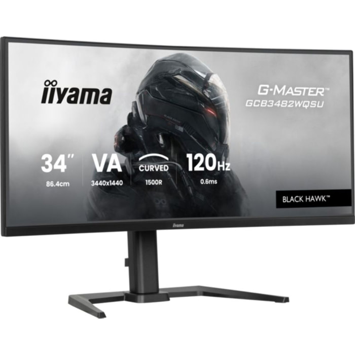 Ecran PC Gamer IIYAMA G-Master GCB3482WQ 34'' WQHD 120Hz VA 0,6 ms HDR