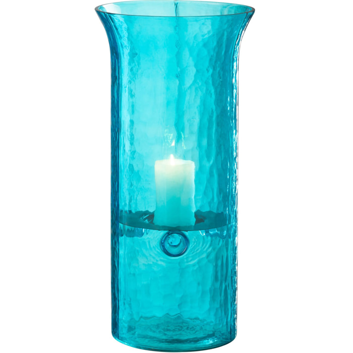 J-Line photophore Tarifa Etroit - glas - azur - extra large