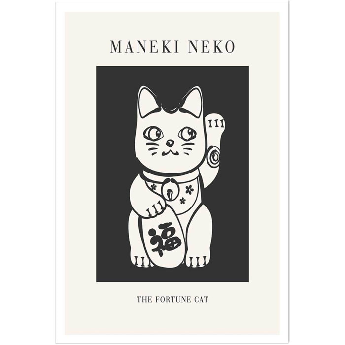 Affiche enfant manekineko  Affiche seule