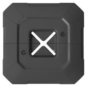 Base para Sombrilla de 2 Piezas, Soporte para Parasol de HDPE Rellenable con Agua 80 kg o Mezcla de Agua y Arena 105 kg, para Jardín, Patio, Terraza, Negro